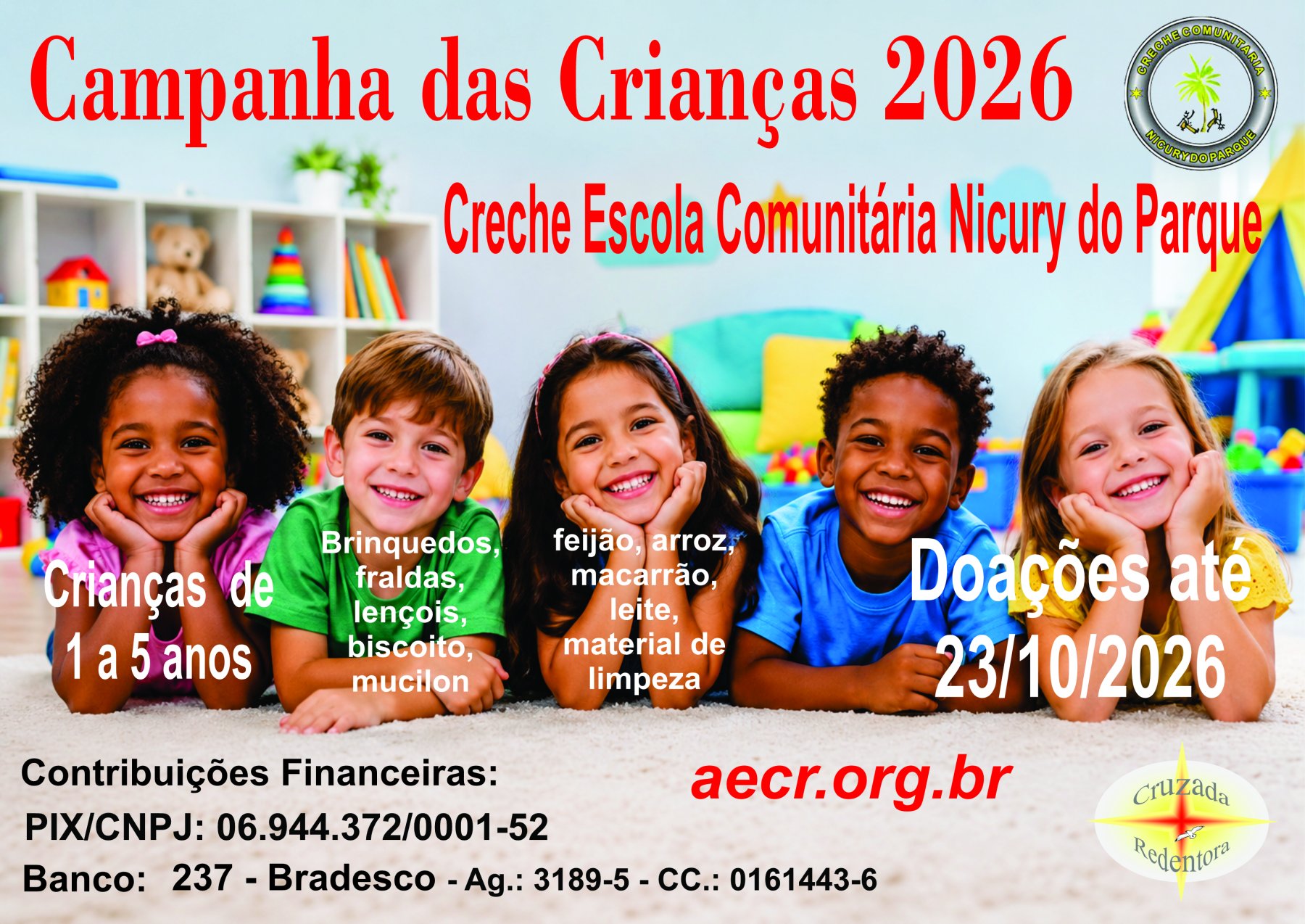 Folder: Campanha das Crianças