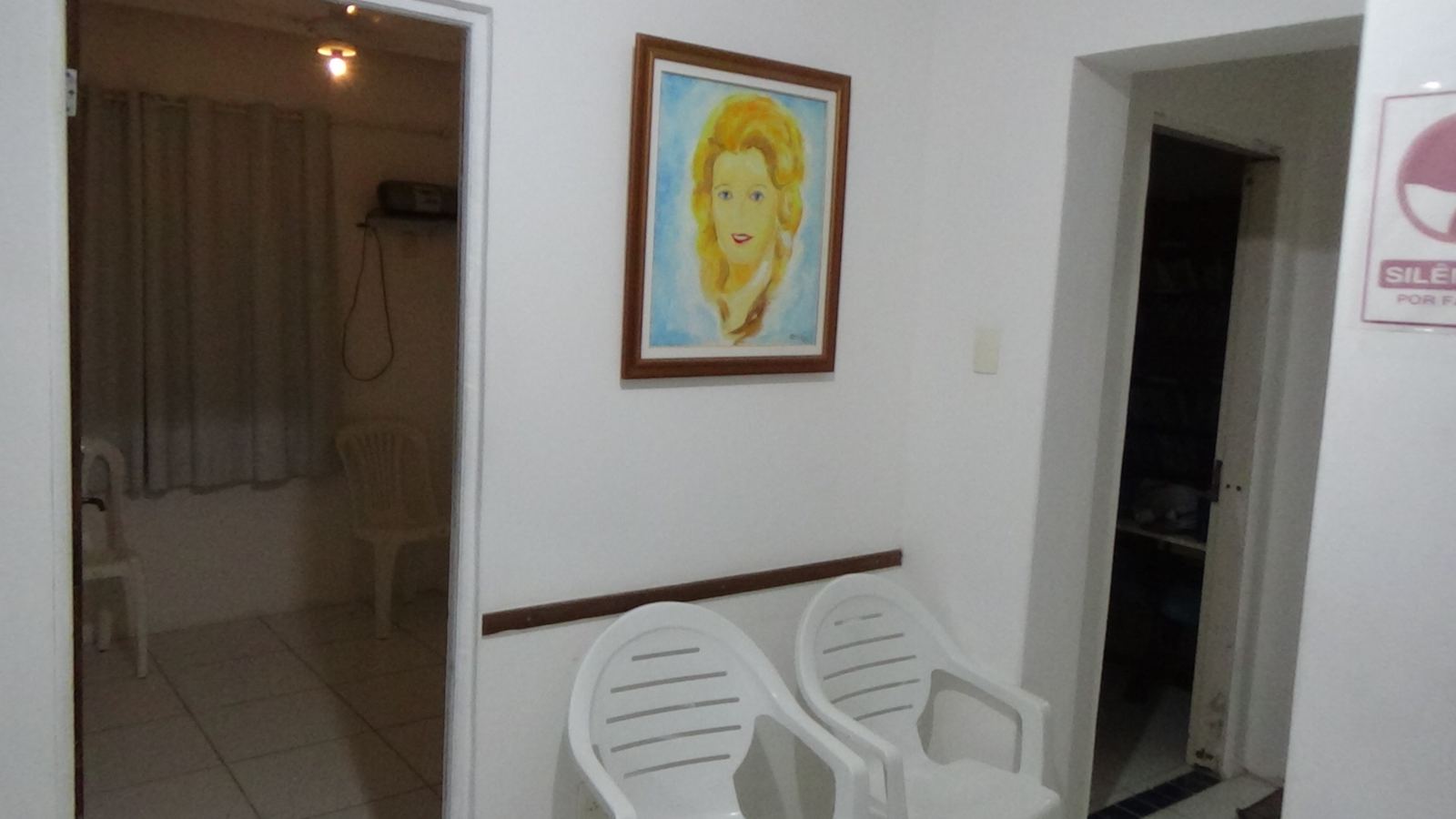 Recepção e sala de passe